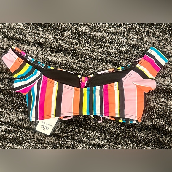 Kenneth Cole Reaction | Striped 2-Piece Colorful Bikini SZ Small 🩷NWT🩷 - Picture 5 of 6